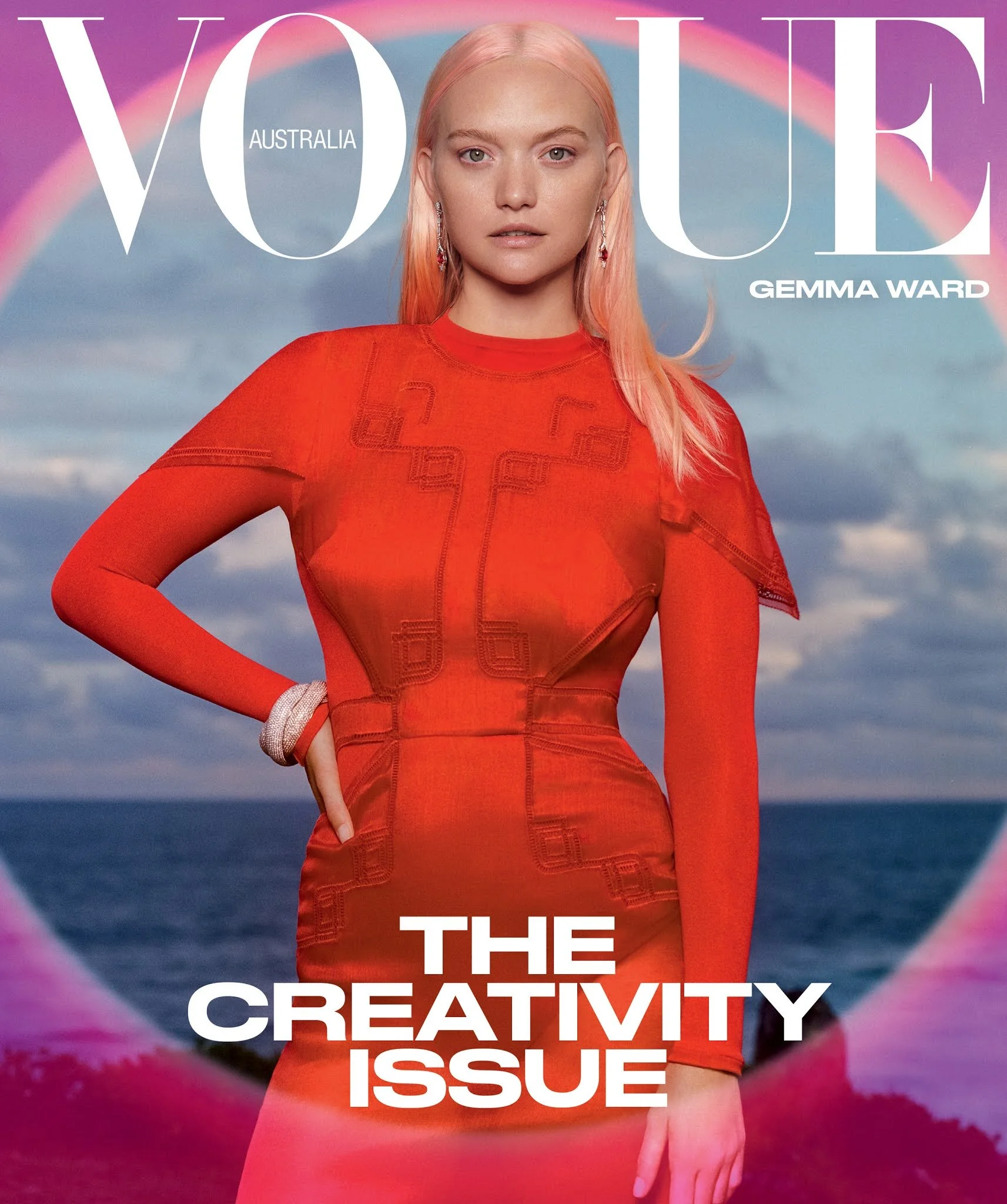 Gemma Ward Goes Bold In Artistic Optimism for Vogue Australia